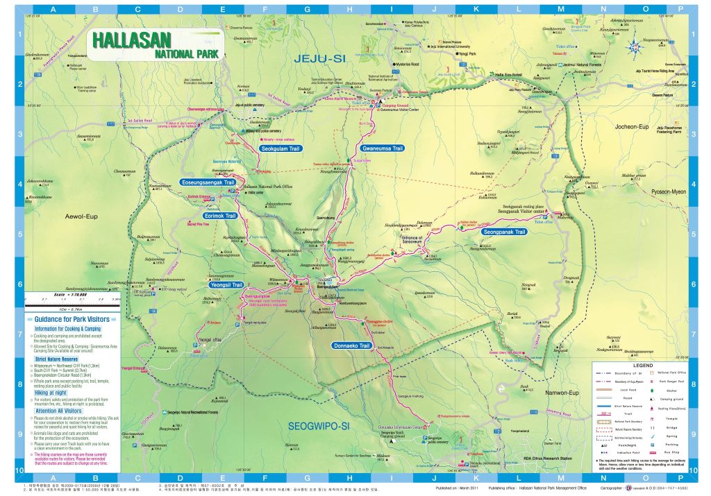 Mount-Hallasan-Map